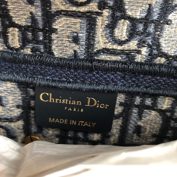 Dior Oblique Embroidered Saddle Bag - Picture 16 of 16